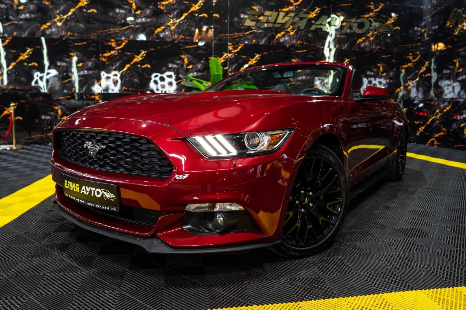 Ford Mustang 2.3 ECOBOOST CABRIO LED NAVI ЛИЗИНГ 100%, снимка 4 - Автомобили и джипове - 55002616
