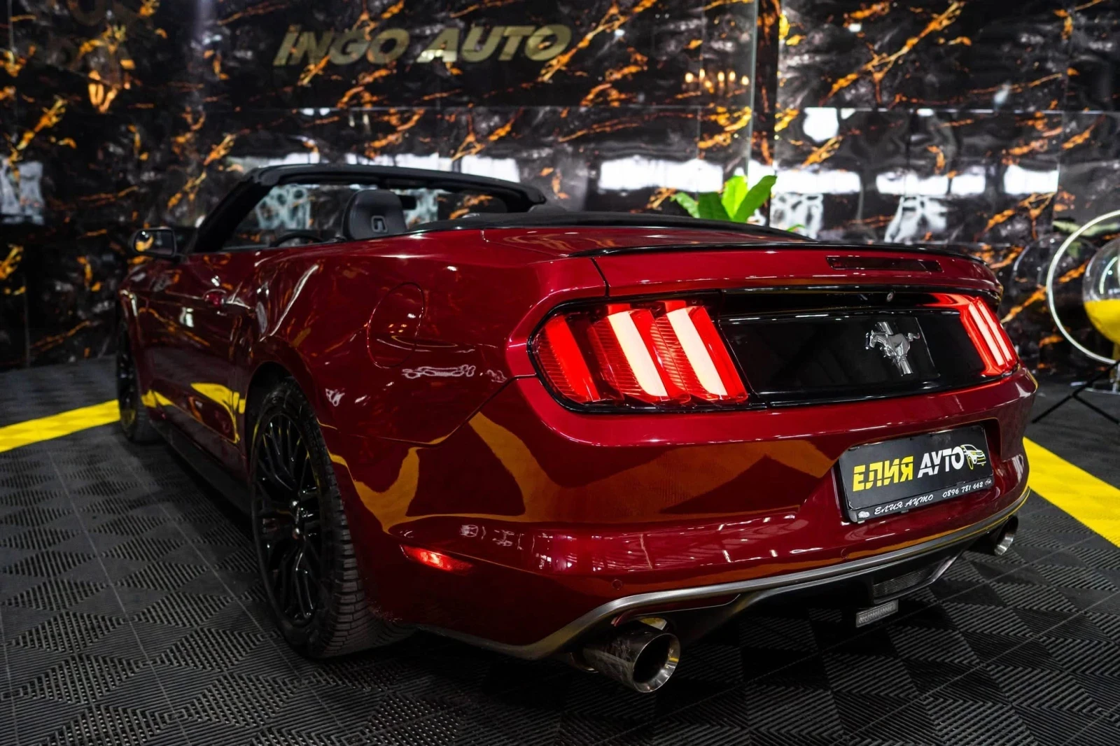 Ford Mustang 2.3 ECOBOOST CABRIO LED NAVI ЛИЗИНГ 100%, снимка 6 - Автомобили и джипове - 55002616