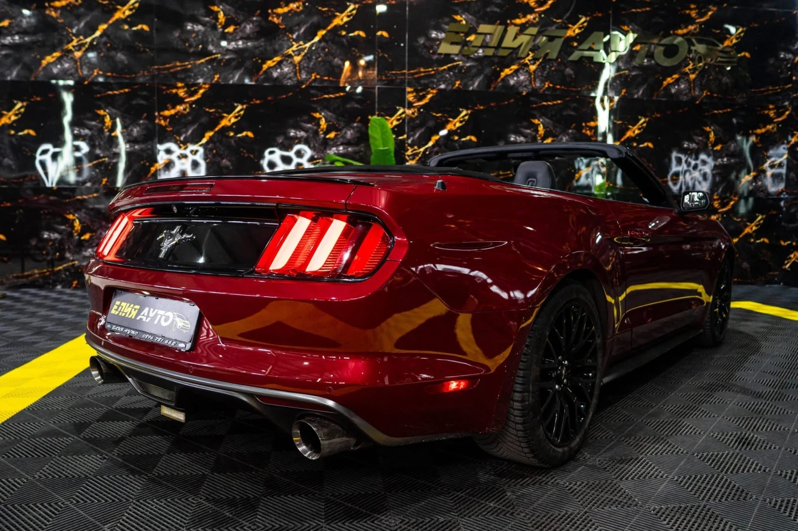 Ford Mustang 2.3 ECOBOOST CABRIO LED NAVI ЛИЗИНГ 100%, снимка 9 - Автомобили и джипове - 55002616