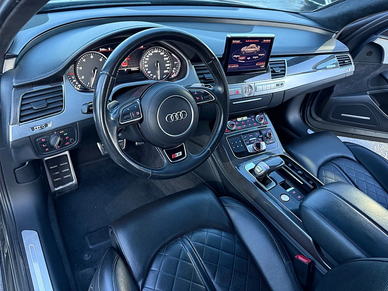 Audi S8 MATRIX-LED-DISTRONIK-360 KAMERI-KARBON-ALKANTAR-!!, снимка 10 - Автомобили и джипове - 49625789