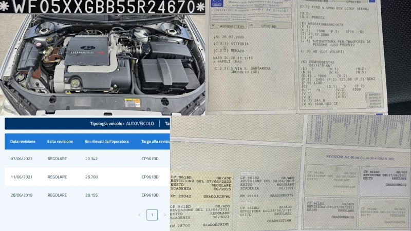 Ford Mondeo 2.5i V6 6SP IT-30 000км-ТОП СЪСТОЯНИЕ-ЛИЗИНГ, снимка 15 - Автомобили и джипове - 50402738