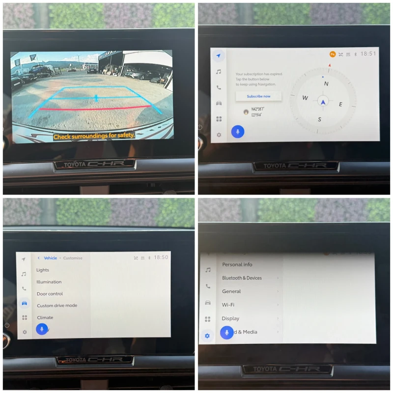 Toyota C-HR LED/NAVI/CARPLAY/CAM/СОБСТВЕН ЛИЗИНГ, снимка 17 - Автомобили и джипове - 51385436