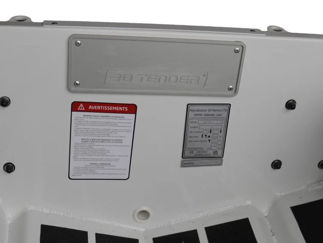 Надуваема лодка 3D Tender FEDERLIGHT365WHITE, снимка 6 - Воден транспорт - 55462957