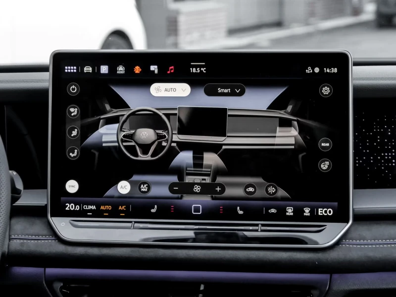 VW Tayron R-LINE/177HP/eHYBRID/20/AHK/KLESS/H&K/LED/490f, снимка 9 - Автомобили и джипове - 51191587