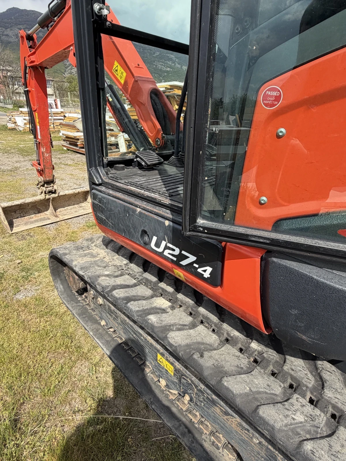 Багер Kubota U27-4, снимка 11 - Индустриална техника - 54261291