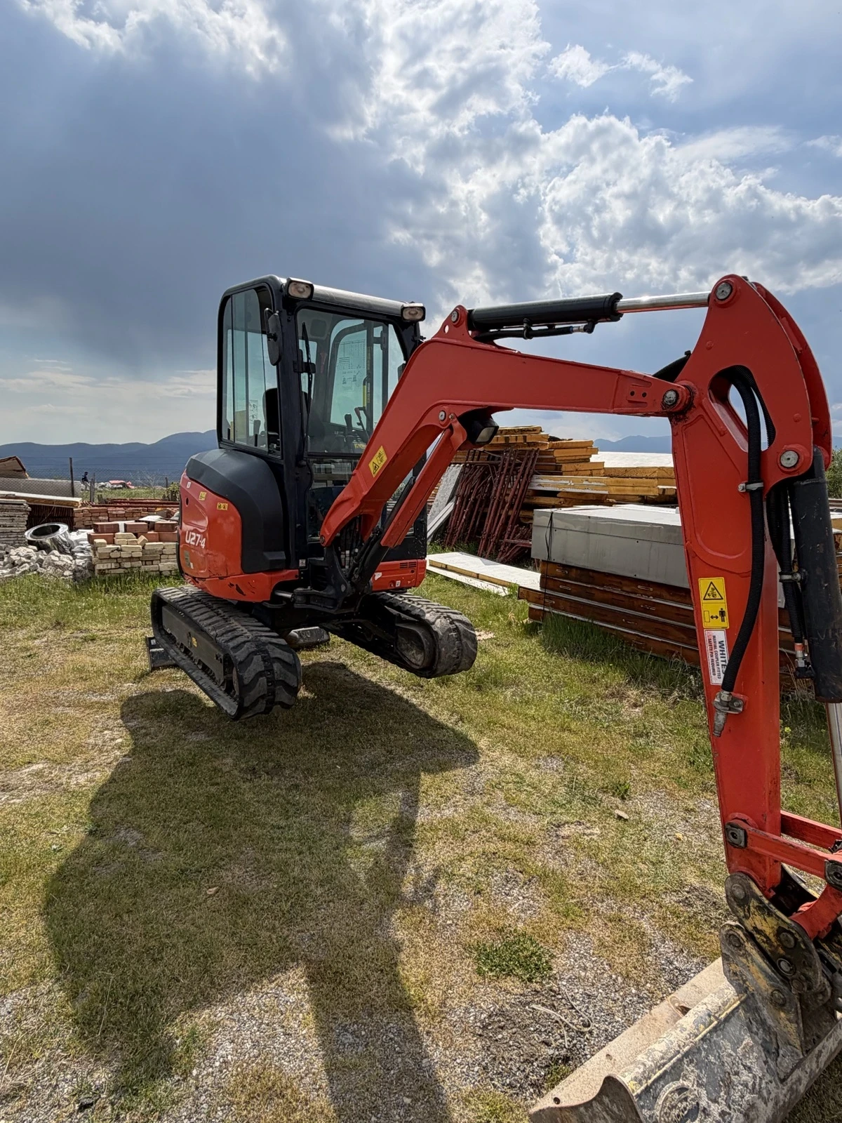 Багер Kubota U27-4, снимка 4 - Индустриална техника - 54261291