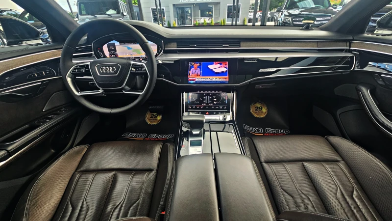 Audi A8 L/50TDI/TVx3/DISTR/PANO/3D CAM/4D BANG/HUD/ОБД/LIZ, снимка 8 - Автомобили и джипове - 50953157