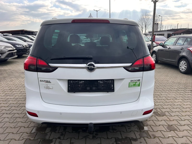 Opel Zafira 1.6METAN NAVI/KAMERA EURO 6, снимка 7 - Автомобили и джипове - 52877565