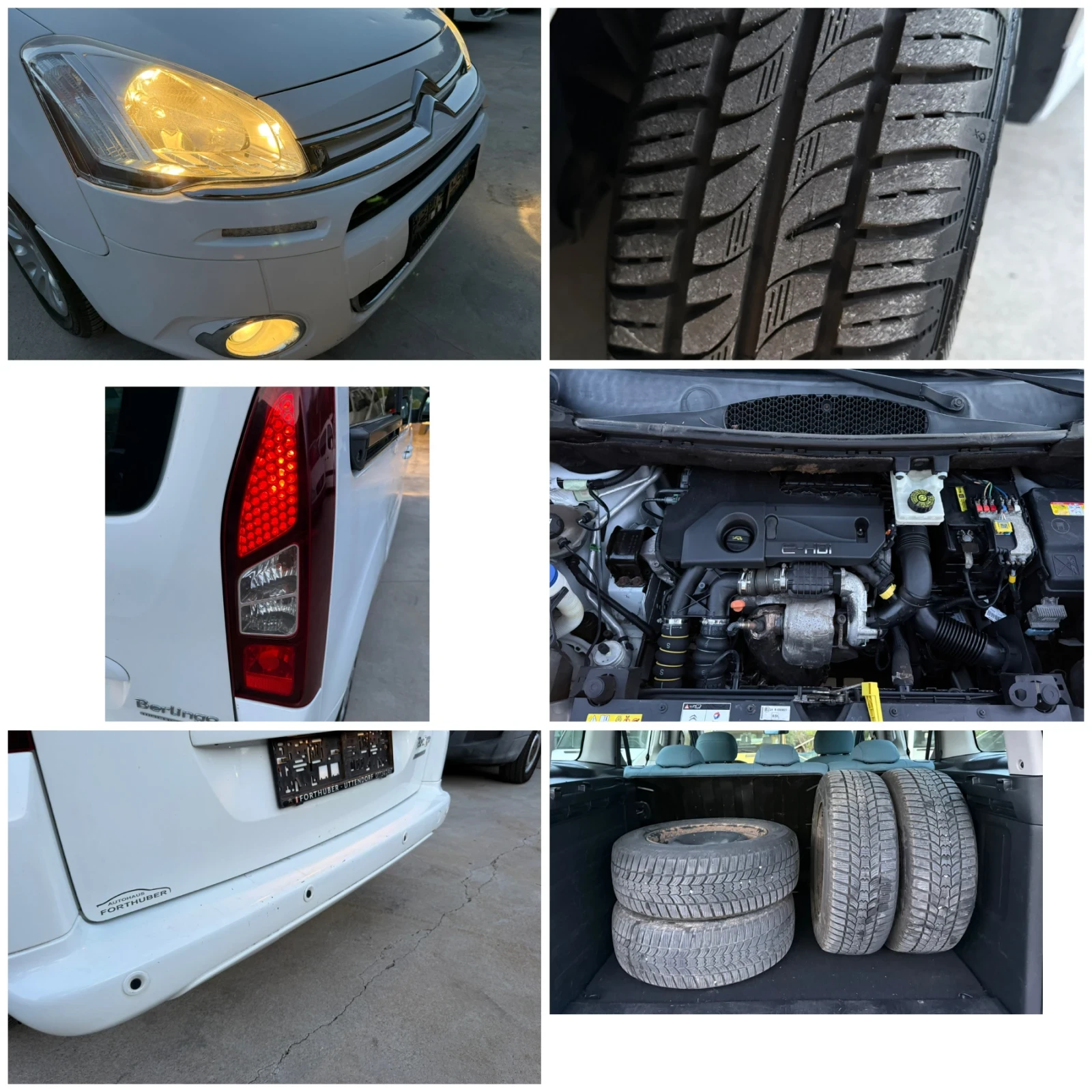 Citroen Berlingo 1.6E-HDI АВТОМАТИК 2 БРОЯ, снимка 17 - Автомобили и джипове - 54626554