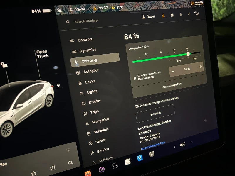 Tesla Model 3 SR Plus 2021г FSD, снимка 13 - Автомобили и джипове - 47631346