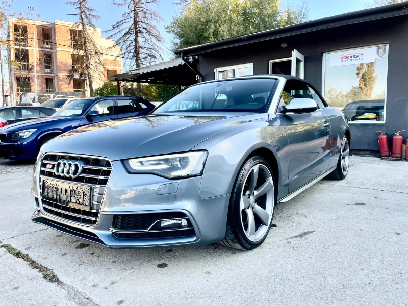 Audi S5 3.0TFSi Автоматик Кабриолет B&O ДистроникШвейцария, снимка 1 - Автомобили и джипове - 47729665