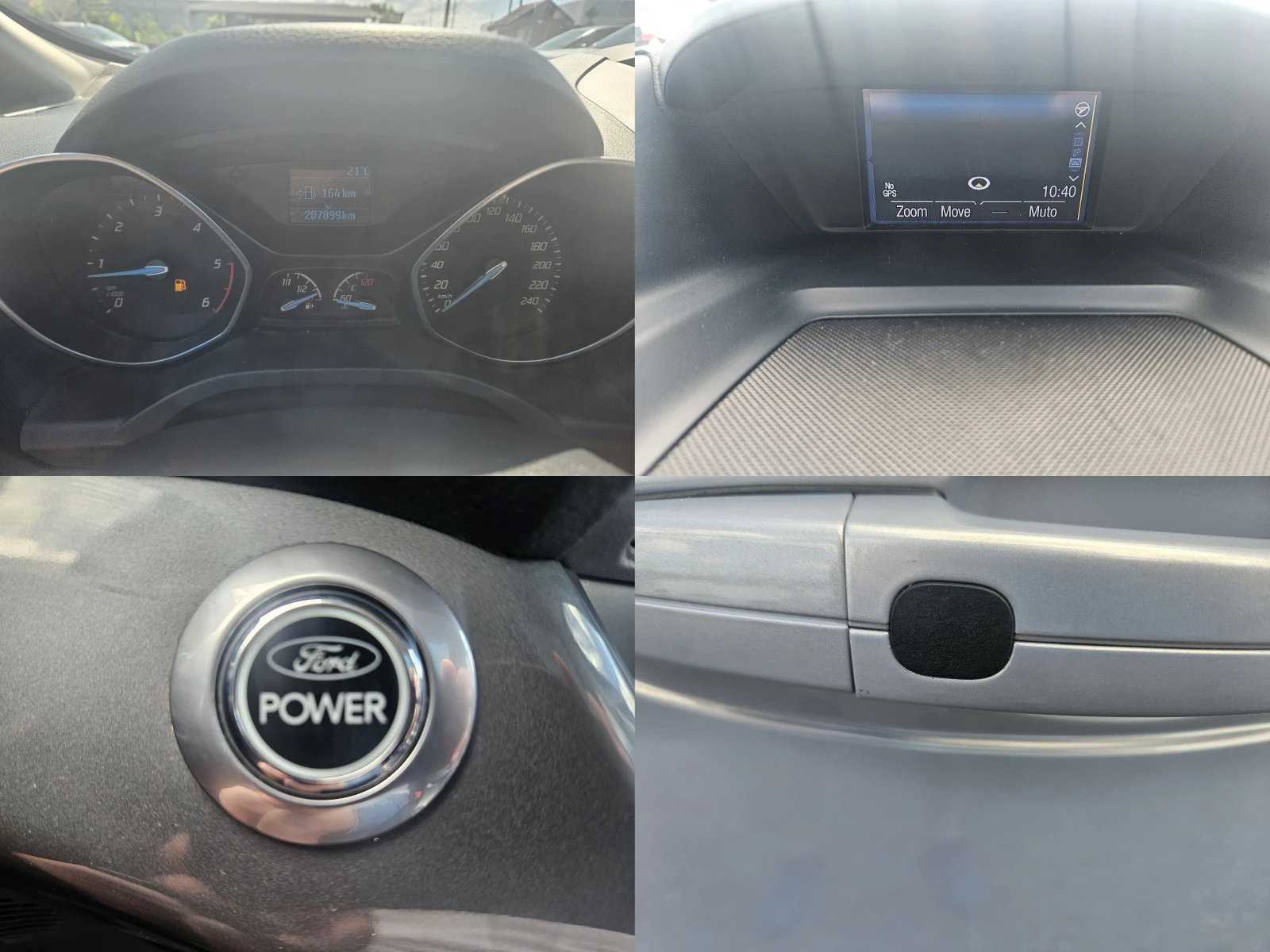 Ford C-max 1.6TDCI-KEYLESS GO ПАНОРАМА-НАВИГАЦИЯ-ПЕРФЕКТЕН, снимка 10 - Автомобили и джипове - 54710882