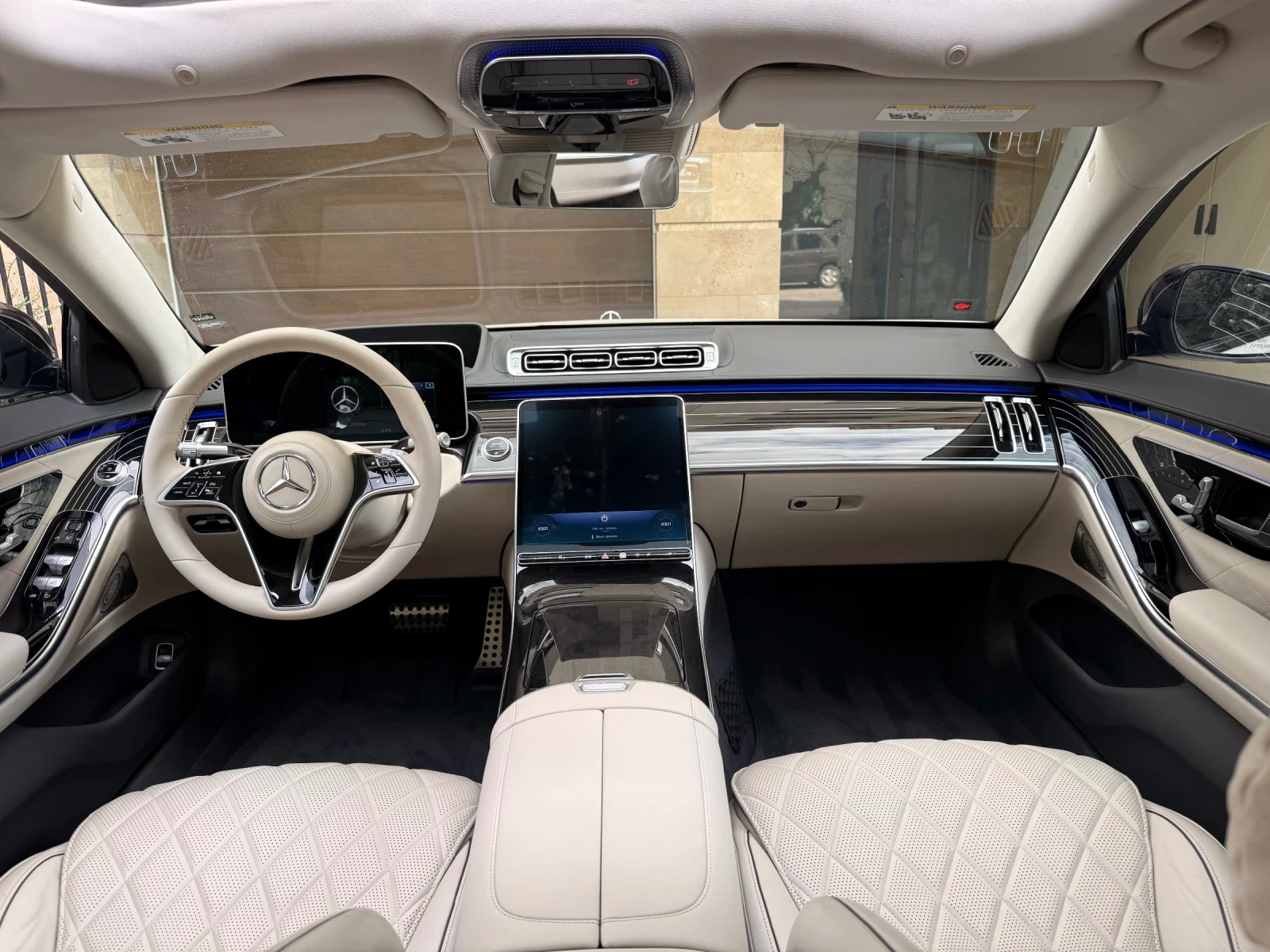 Mercedes-Benz S 580 S580 Long 4MATIC AMG Line | 2023 г. | 22 000 км | , снимка 14 - Автомобили и джипове - 54887399