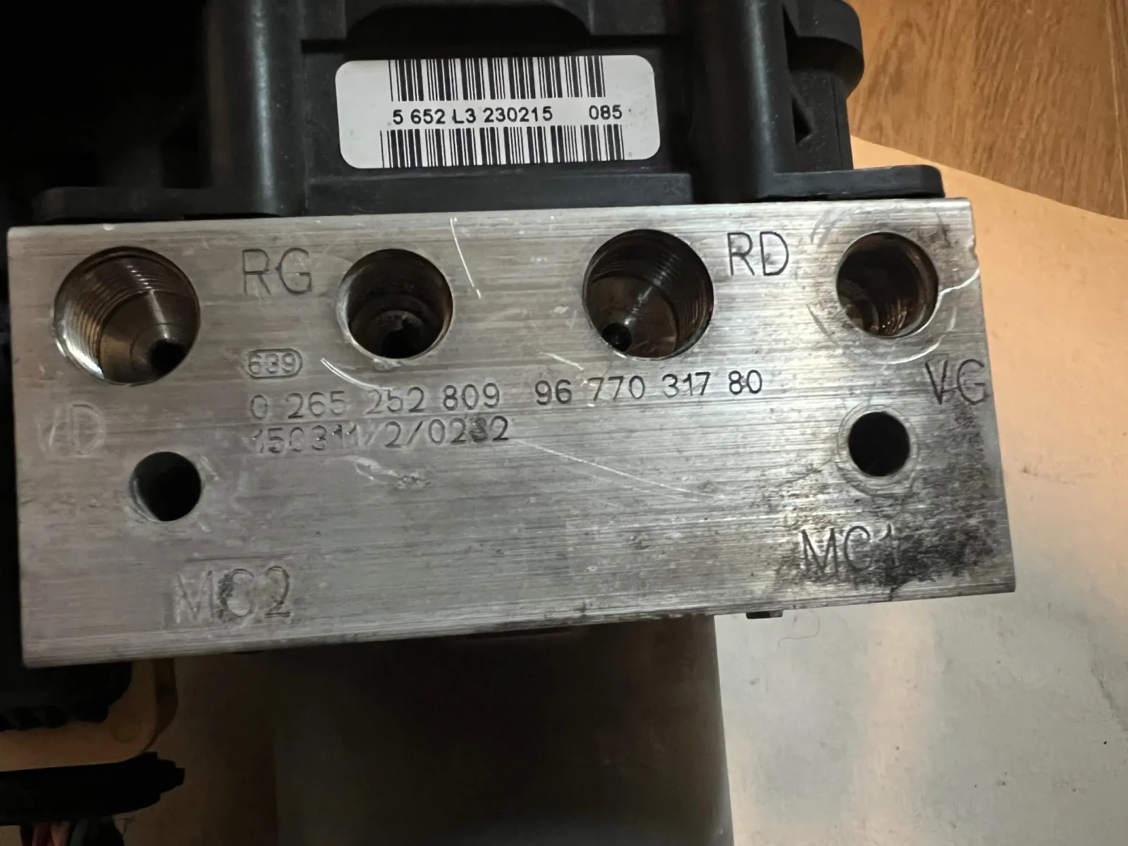 9677031780 0265252809 ABS  PEUGEOT 508 0265952294 96 770 317 80 0 265 252 809  0 265 952 294 | Mobile.bg   2