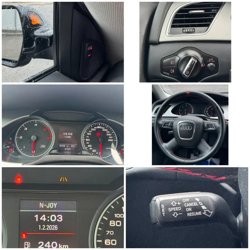 Audi A4 B8 2.0 TDI 170k.c. Quattro * Bi Xenon * Navi, снимка 11 - Автомобили и джипове - 53343587