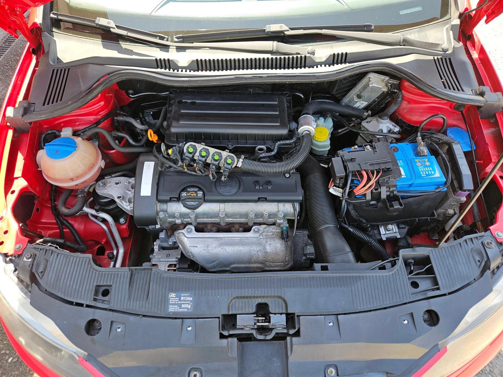 Seat Ibiza 1.4I/GPL/85k.c/КЛИМАТРОНИК/БЛУТУТ/EURO 4/ТОП, снимка 8 - Автомобили и джипове - 55023026