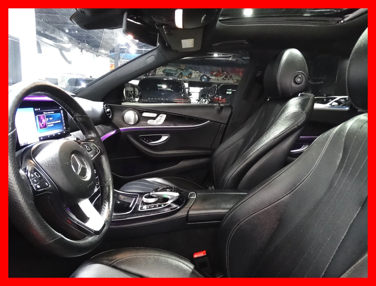 Mercedes-Benz E 300 E 300 4MATIC AMG | CarPlay | Панорама | Distronic , снимка 9 - Автомобили и джипове - 55261290