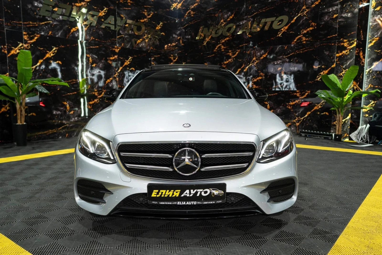 Mercedes-Benz E 300 e PLUG-IN HYBRID AMG LINE ПАНО BURM ЛИЗИНГ 100%, снимка 3 - Автомобили и джипове - 56262158