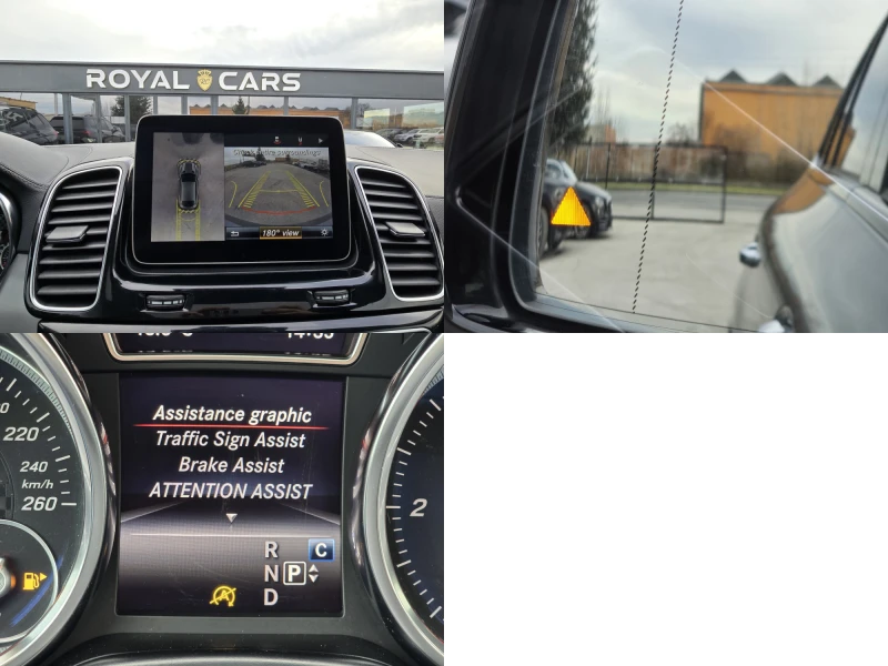 Mercedes-Benz GLE 350 * AMG 6.3 * PANO* Harman Kardon* 360* , снимка 16 - Автомобили и джипове - 53279791
