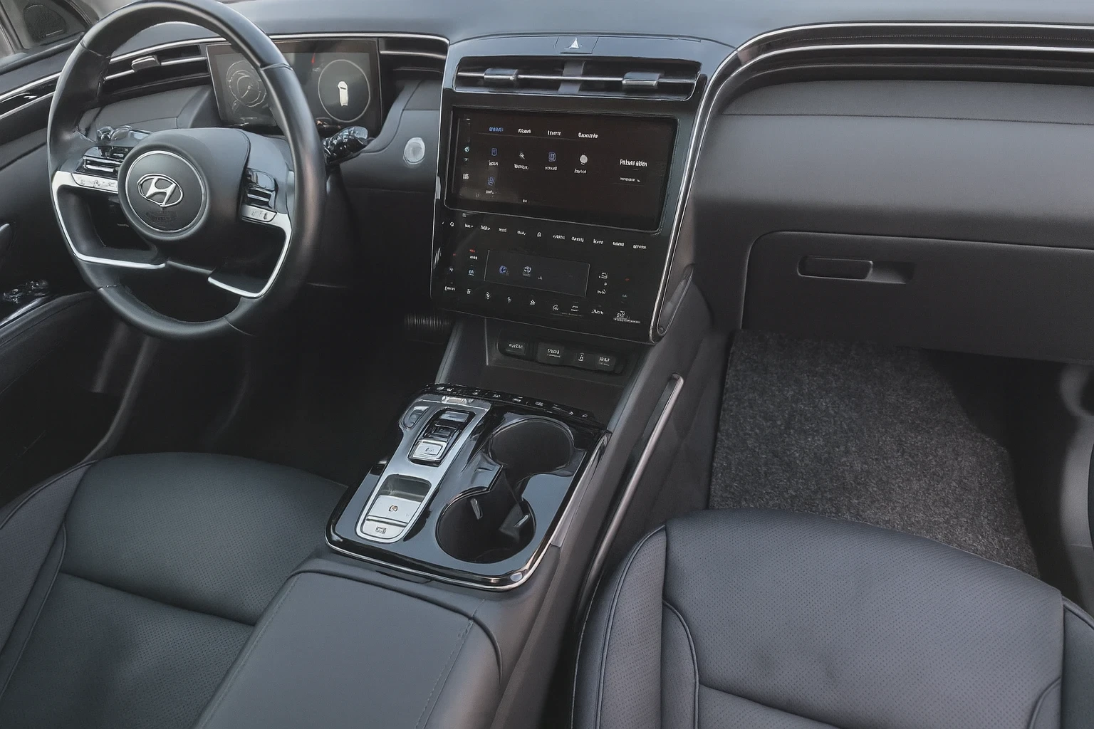 Hyundai Tucson 1.6i* Mild* Hybrid* 4x4* DCT* 180к.с.* 67500КМ* ШВ, снимка 8 - Автомобили и джипове - 53866900