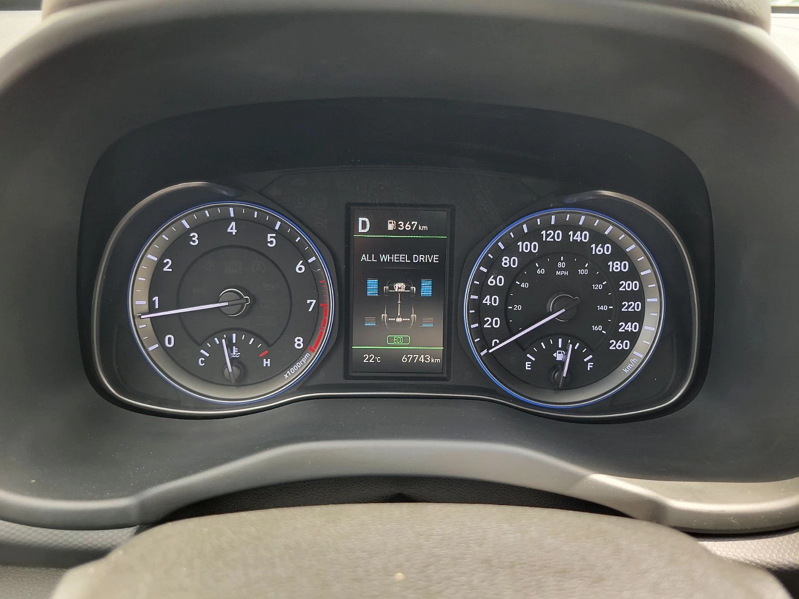 Hyundai Kona 1.6T АВТОМАТИК 4Х4, снимка 10 - Автомобили и джипове - 53922527