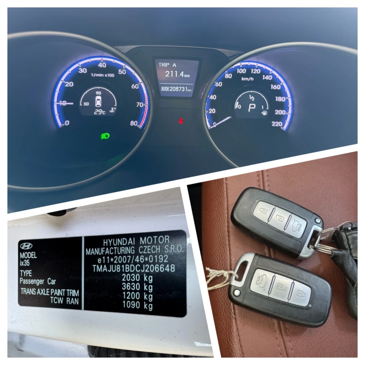 Hyundai IX35 2.0 AUTOMAT, снимка 11 - Автомобили и джипове - 54817279