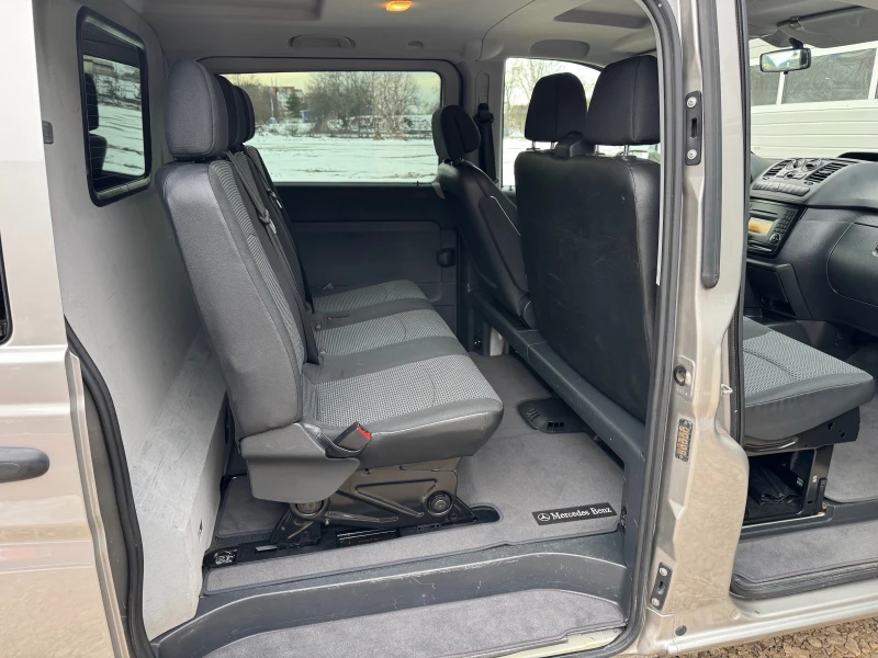 Mercedes-Benz Vito 2.2cdi 163кс 6 места МАКСИ АВТОМАТ 4х4 , снимка 9 - Бусове и автобуси - 53563934