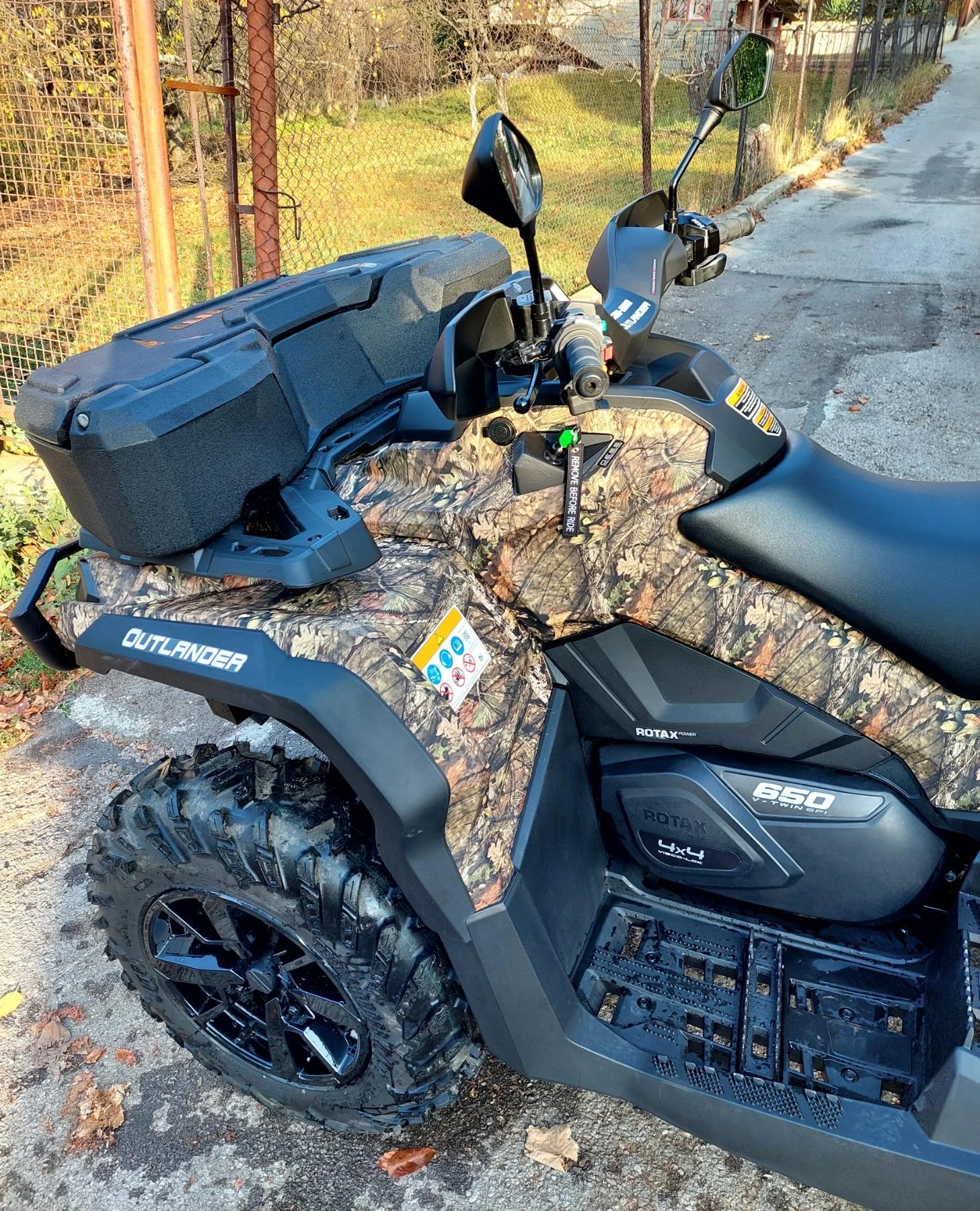 Can-Am Outlander MAX XT 650 * 2022 г. * 2-ключа, теглич, покривало - изображение 5