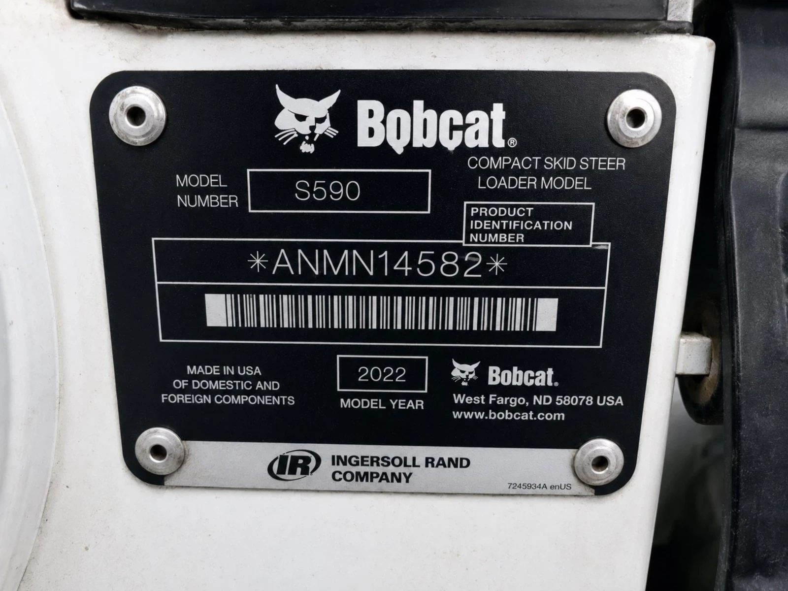 Мини челни товарачи Bobcat S590 Без Забележка, снимка 11 - Индустриална техника - 54673107