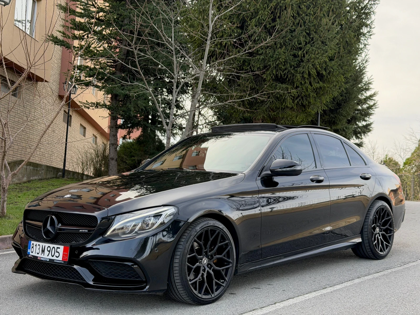 Mercedes-Benz C 220 AMG/Head-Up/Multibeam/Панорама/Ambient/Keyless