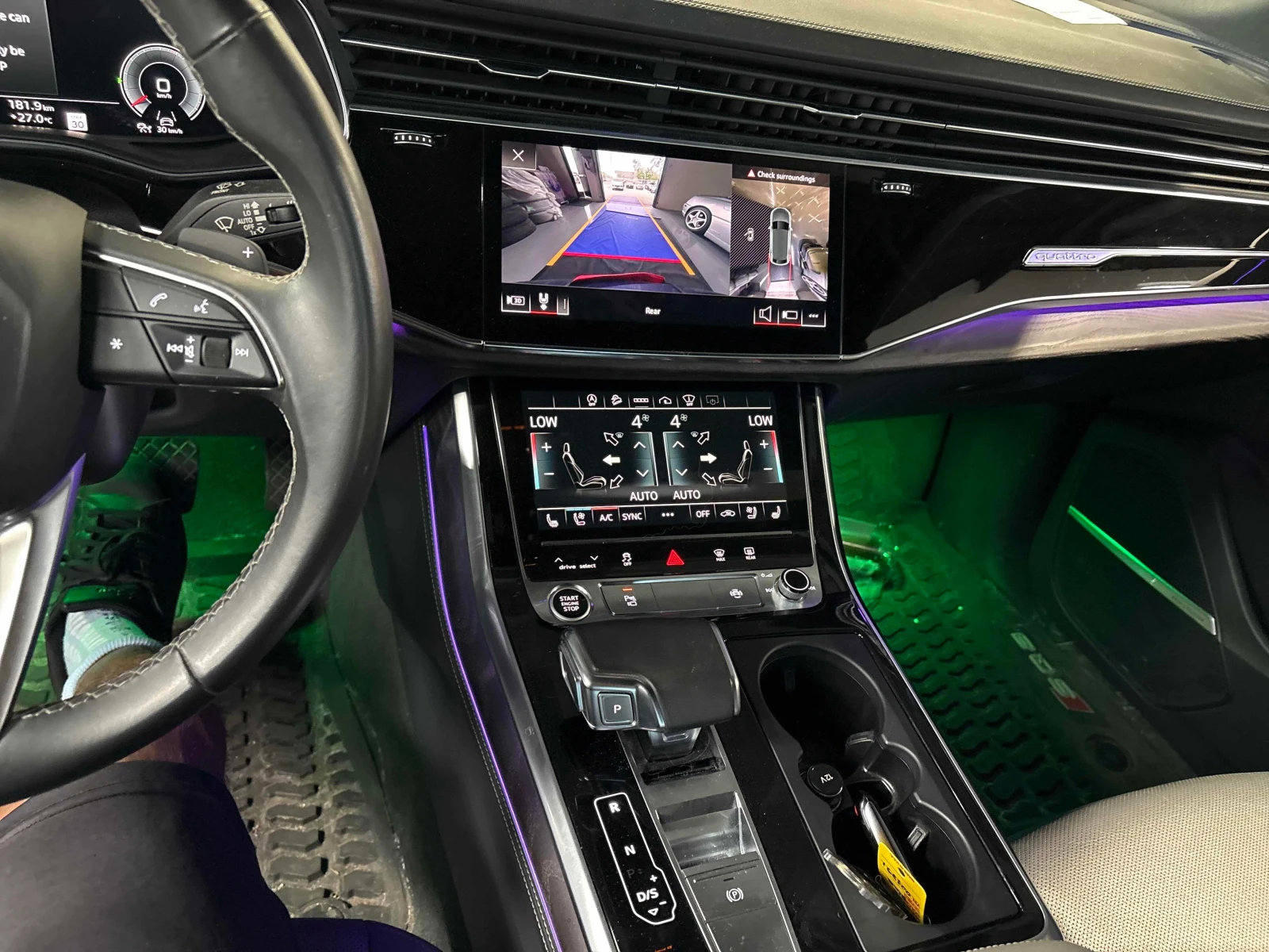 Audi Q8 * Technik * ДИСТРОНИК * ОБДУХВАНЕ * ПАНО * 360 , снимка 9 - Автомобили и джипове - 55839720