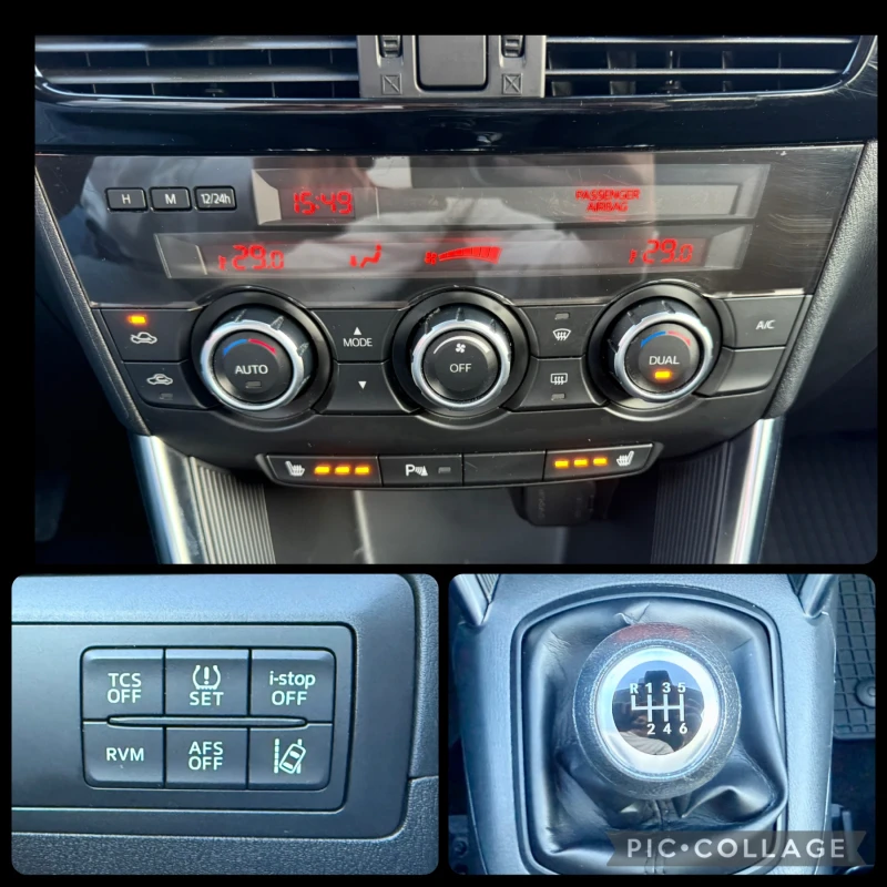 Mazda CX-5 2.2D/150kc/AWD/6ck/* Attraction* /Печка/Подгрев/PD, снимка 12 - Автомобили и джипове - 52619470