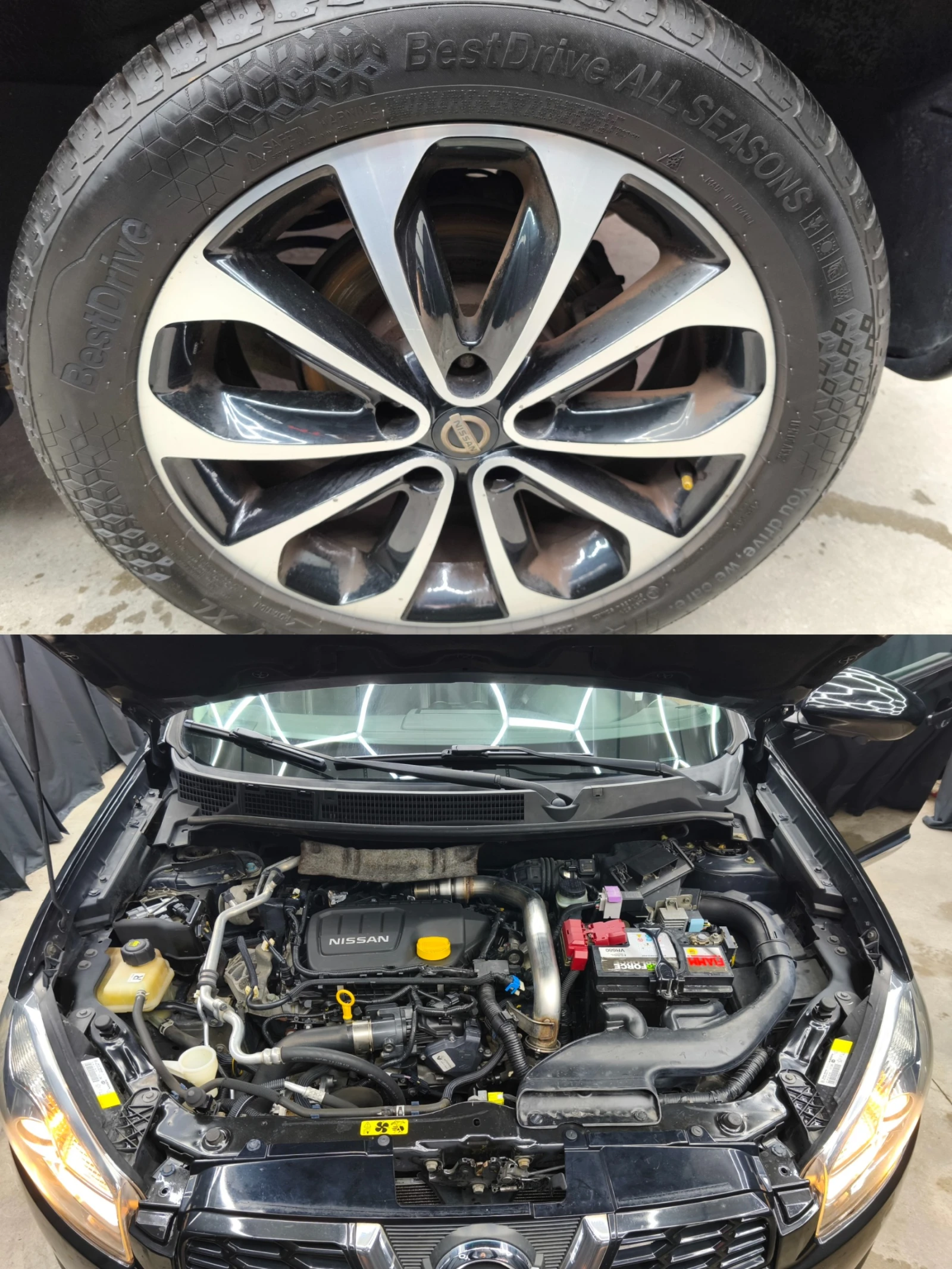 Nissan Qashqai + 2 1.6dci 131k.c* NAVI* PANORAMA* 360 CAM*  | Mobile.bg   16