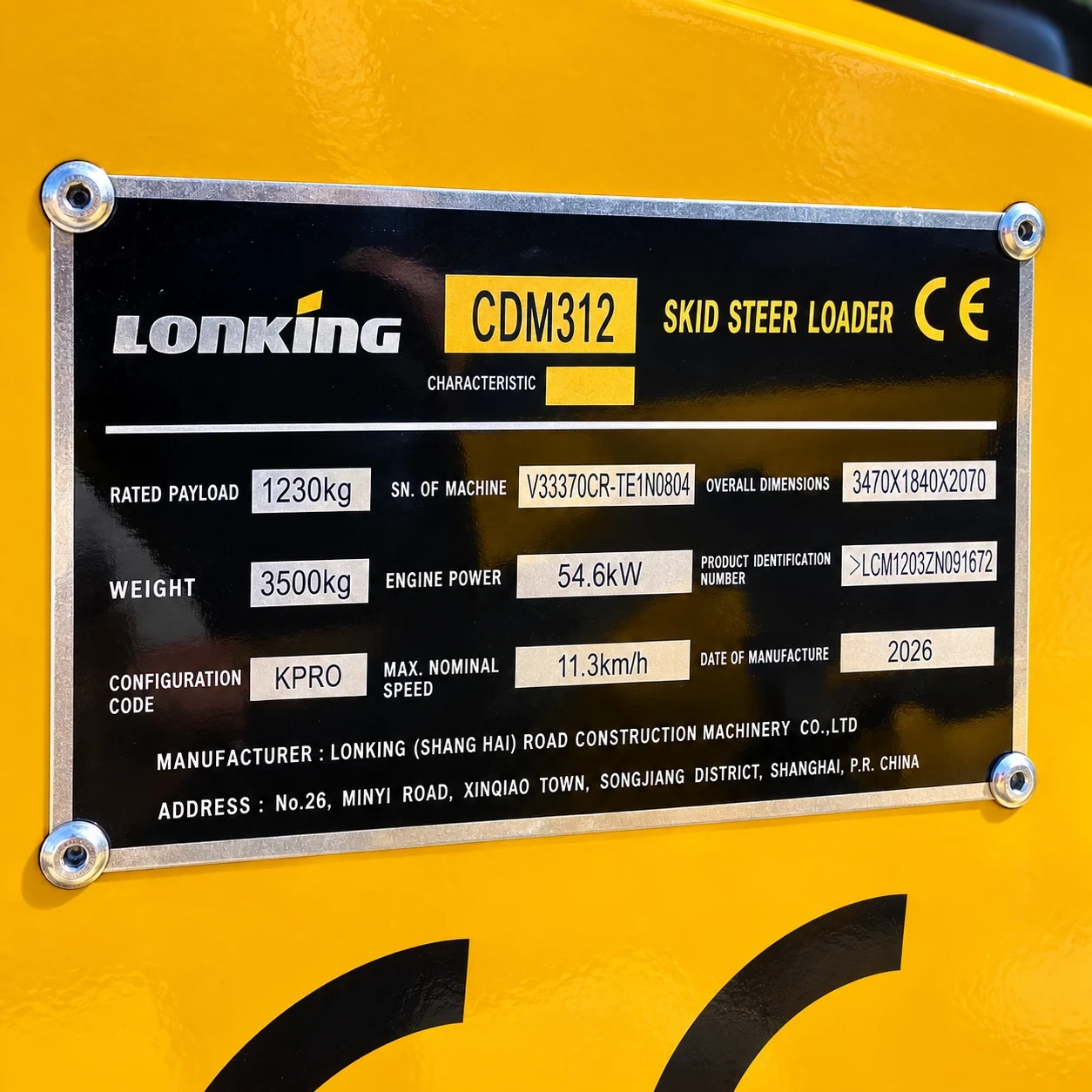 Мини челни товарачи Друга Lonking CDM312-HIGH FLOW, + кофа 4в1, + вилици, снимка 12 - Индустриална техника - 55922620