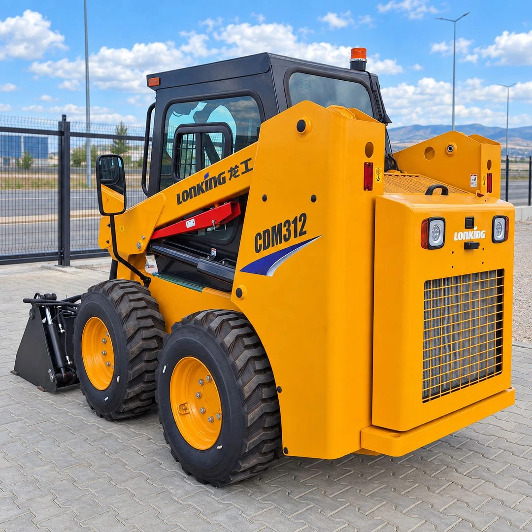 Мини челни товарачи Друга Lonking CDM312-HIGH FLOW, + кофа 4в1, + вилици, снимка 4 - Индустриална техника - 55922620