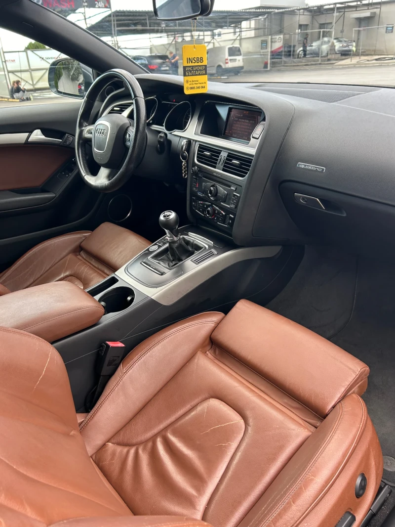 Audi A5 3.0 TDI 239 к.с. РЪЧНИ скорости , снимка 10 - Автомобили и джипове - 48399598