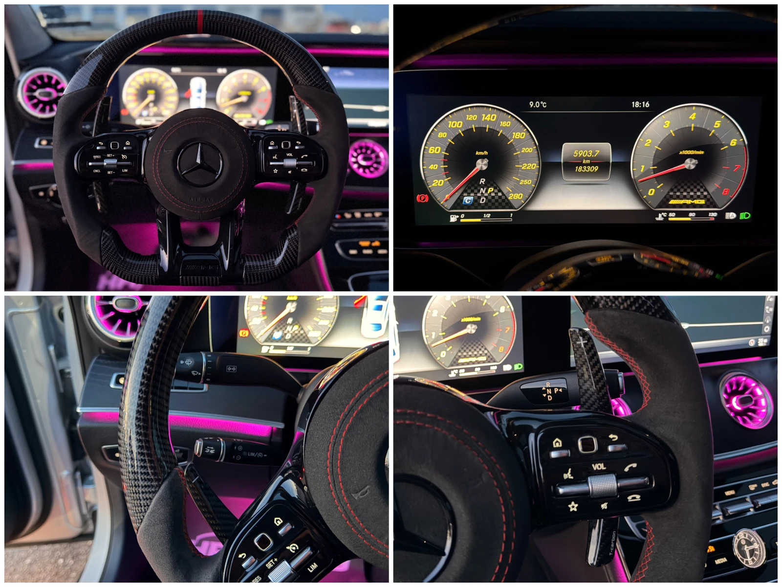 Mercedes-Benz E 350 d= 63 AMG= Distronic= Burmester= Ambient=  | Mobile.bg � ����������� 15