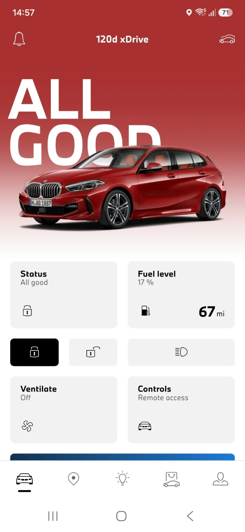 BMW 120 BMW 120D XDRIVE, снимка 12 - Автомобили и джипове - 55751358