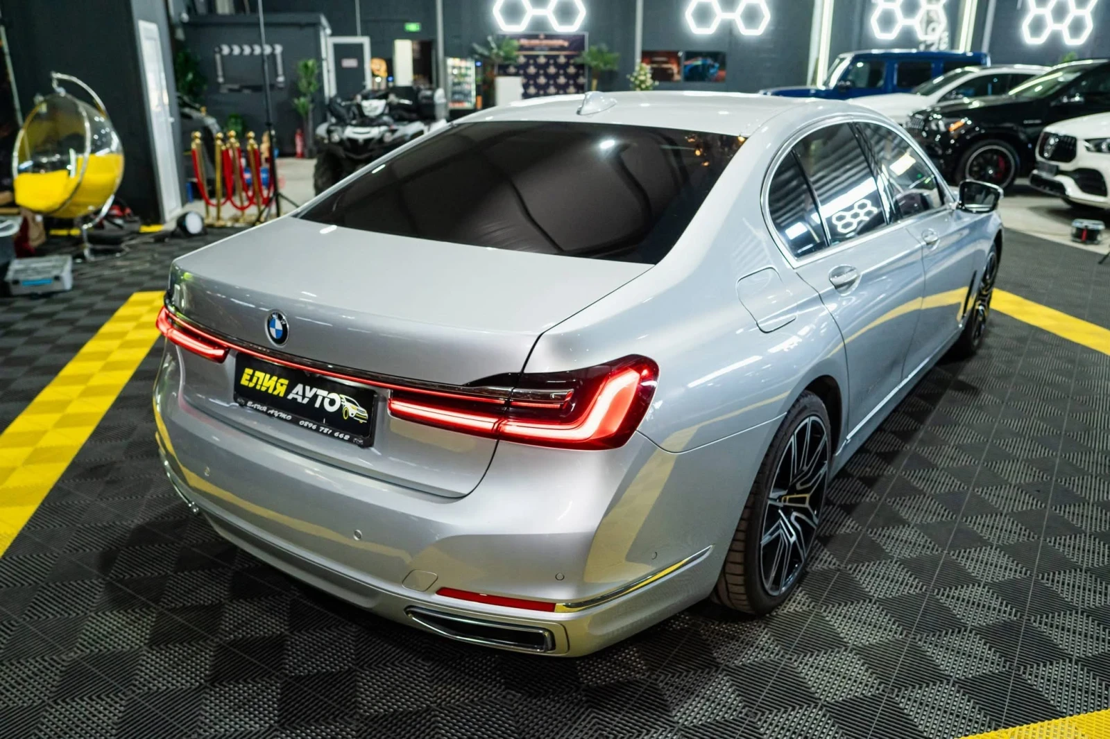 BMW 730 D XDRIVE LONG LED HUD 360 H&K ЛИЗИНГ 100%, снимка 7 - Автомобили и джипове - 56193583