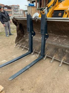 Багер JCB Палетни вилици за JCB,CAT,CASE,KOMATSU ,VOLVO, HID, снимка 1