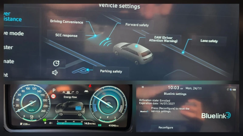 Hyundai Kona FACE, LED, термопомпа, голяма навигация, снимка 12 - Автомобили и джипове - 52534239