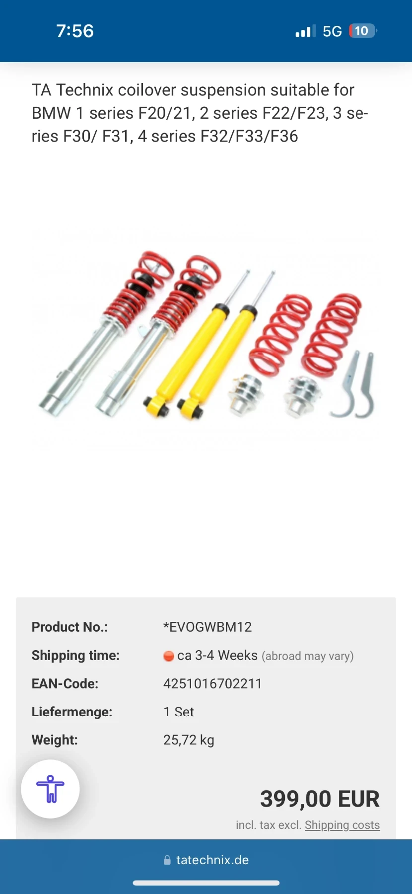 TA Technix coilover suspension | Mobile.bg   1