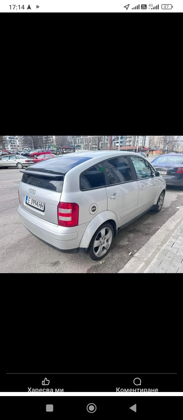 Audi A2 1.4TDI, снимка 8 - Автомобили и джипове - 47280756