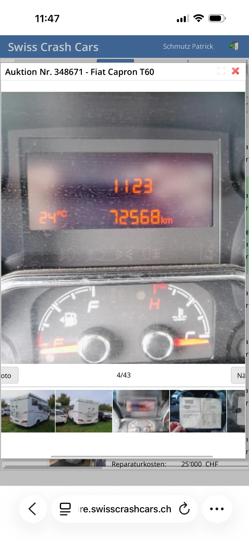 Кемпер SUNLIGHT Fiat Capron T60, снимка 5 - Каравани и кемпери - 56335346