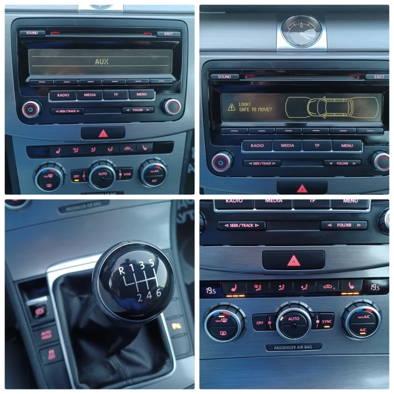 VW Passat 2.0-140 TDI 6ск. ПОДГРЕВ НА СЕДАЛКИ! ТЕМПОМАТ!ПАРТ, снимка 13 - Автомобили и джипове - 52527523