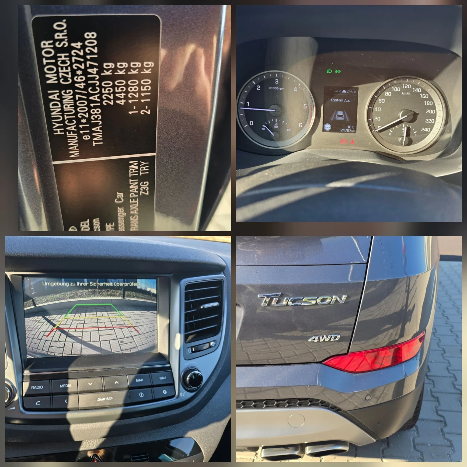 Hyundai Tucson 2.0CRDi/4X4/* 123000km* ��������* ��� | Mobile.bg � ����������� 14