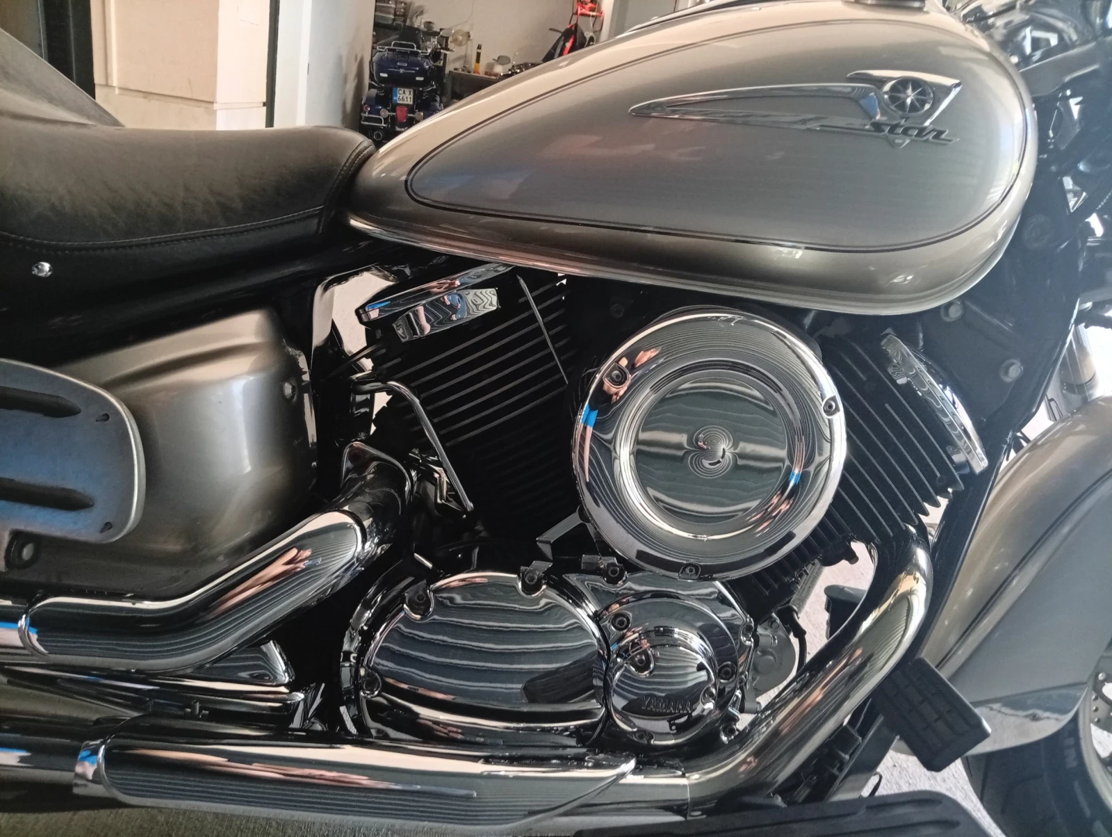 Yamaha V-Star 1100 Silverado, снимка 10 - Мотоциклети и мототехника - 55980549