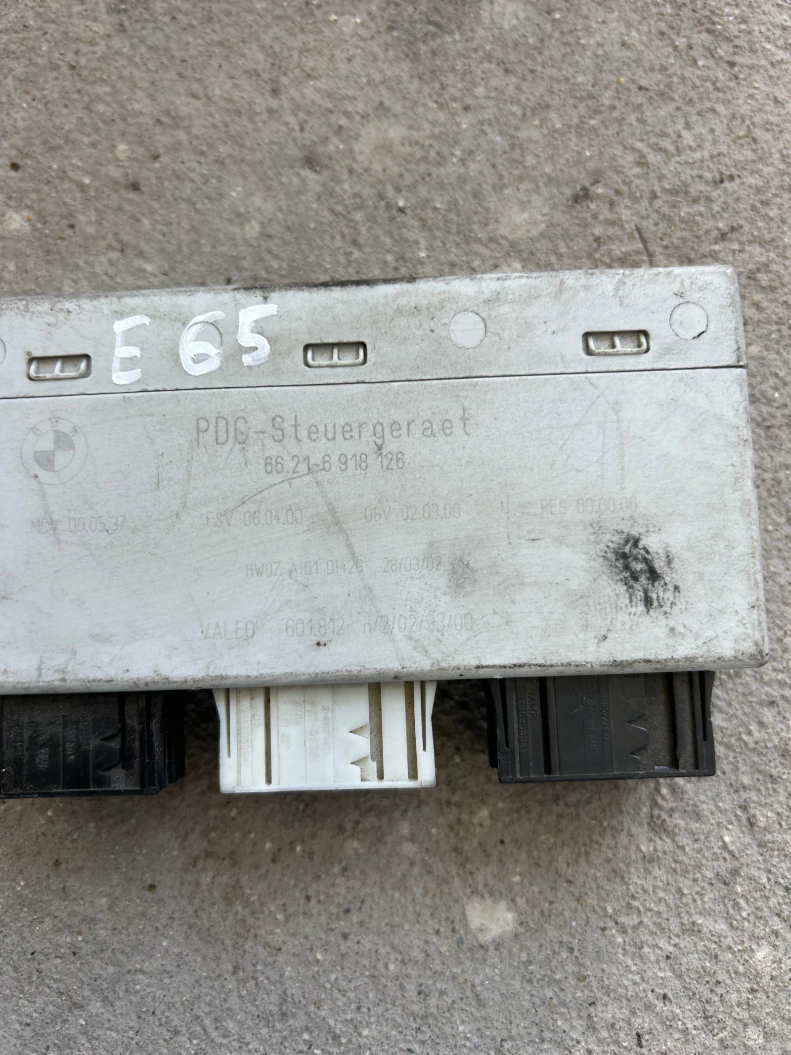 66.21-6918126 модул парктроник BMW E65, снимка 2 - Части - 54776684