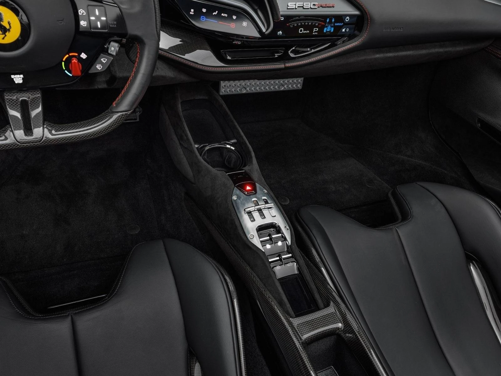 Ferrari SF 90 SPIDER/ASSETTO FIORANO/CARBON/CERAMIC/CAMERA/ | Mobile.bg   12
