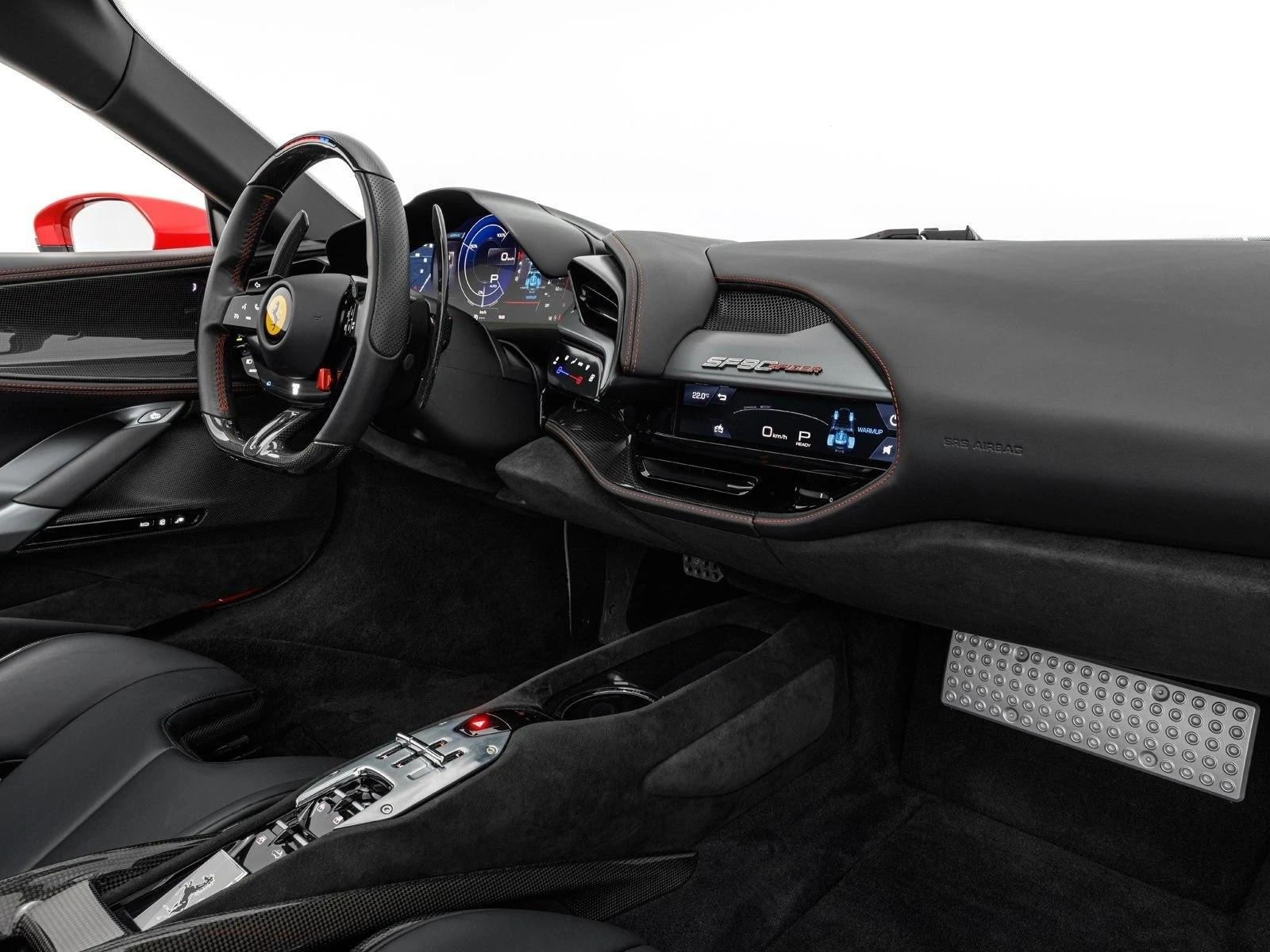 Ferrari SF 90 SPIDER/ASSETTO FIORANO/CARBON/CERAMIC/CAMERA/ | Mobile.bg   14